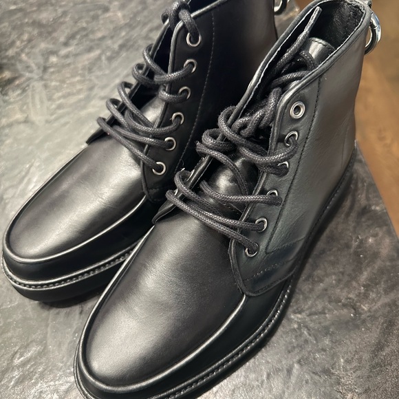 The Kooples Soft Leather Black Boots - Picture 2 of 7